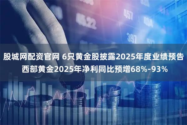 股城网配资官网 6只黄金股披露2025年度业绩预告 西部黄金2025年净利同比预增68%-93%